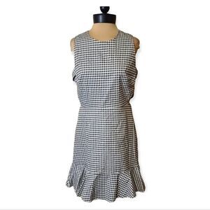 Lucy Paris Black and White Gingham Check Dress NEW Large